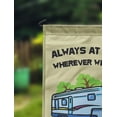 thumbnail image 2 of Printtoo Tan Always At Home Wherever We Roam Big Travel Trailer Camping Flags Personalized Outdoor GardenFlagsCamp Decor Accessory Double SidedFlags12.5x18 Inches, 2 of 4