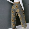 thumbnail image 5 of DDAPJ pyju Women's Cute Bear Plush Pajama Pants, Soft Fluffy Fleece Warm Pjs Bottoms Sleepwear Winter Comfy Fuzzy Lounge Pants Gray XXL, 5 of 10