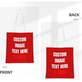thumbnail image 3 of Custom Tote Bag Bags With Logo Personalized Custom Bags Shopping Bags Reusable Grocery Bags Bulk - Add Your Text Image, 3 of 8
