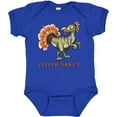 thumbnail image 3 of Inktastic Clever Turkey Thanksgiving Dinosaur Boys or Girls Baby Bodysuit, 3 of 5