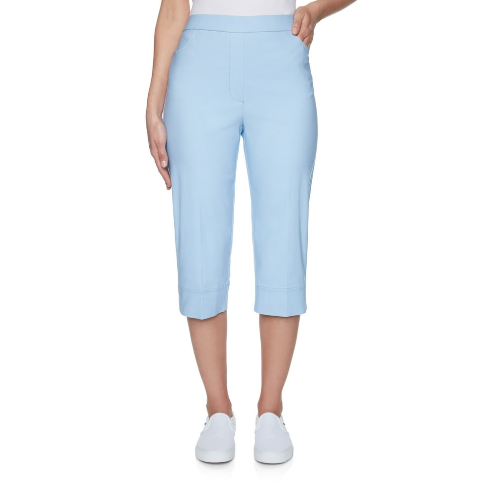 Alfred Dunner Alfred Dunner Womens Petite Slim Fit Stretch Tummy