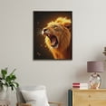 thumbnail image 4 of Paint by Numbers Kit for Adults, Majestic Lion Roaring Under Stars Paint by Numbers, Easy Paint by Numbers Kit for Adults Beginner, DIY Adult Paint by Number Kits on Canvas, 12x16in Home Decor, 4 of 7