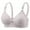 Grey, variant on Breezora Soft Cotton Wireless Bra Comfort Fit Breathable Design Seamless Support Thin Cup 100B Size Beige