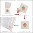 thumbnail image 4 of czcpp-Coin Flips pour Quart de Dollars - 50 Pcs Supports en Carton 25mm/1 Pouce pour Poches 2x2 Pouces CS07250, 4 of 4