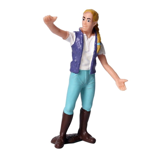 Modelo de juguete de Granja Hugo Mujer Granjera figura de la granja estatuillas