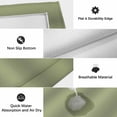thumbnail image 5 of Dark Sage Green Ombre Outdoor Rug for Patio/Deck/Porch, Non-Slip Large Area Rug 5 x 7 Ft, Gradient Modern Abstract Art Indoor Outdoor Rugs Washable Area Rugs, Reversible Camping Rug Carpet Runner, 5 of 8