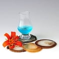 thumbnail image 2 of JIC Gem Natural Agate Coasters 4 Pcs with Rubber Bumper 3-3.5"  with free Rubber Bumper, Home Décor, Kitchen Décor, Good Gift, 2 of 2