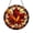 Acrylic 3.5 Inch, variant on Autumn Season Maple Leaf Stained Glass Window Panel, Cozy Fall Nature Inspired Decor