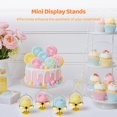 thumbnail image 3 of 48 piezas de mini soportes para cupcakes, soportes de plástico para pasteles con tapas, mini soportes para pasteles con cubiertas de cúpula, pequeños soportes para exhibición de pasteles, mini cajas d, 3 of 6