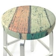 thumbnail image 6 of Goofa Hardwood Printed Stool Covers Round, Waterproof Round Bar Stool Covers Anti-Slip Round Bar Stool Seat Cover with Elastic Bands Durable -12 inch, 6 of 7
