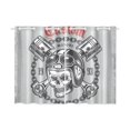 thumbnail image 3 of MKHERT Vintage Skull Window Curtain Kitchen Curtains Window Treatments 26x39 inch,Set of 2, 3 of 3