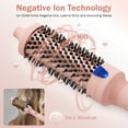 thumbnail image 3 of Thermal Brush For Blowout Look 1.5 Inch Negative Ion Heated Round Brush Curling Iron For Straightening Curling Styling Travel, 3 of 7