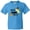 Pacific Blue, variant on Inktastic Halloween Trick Rawr Treat with Dinosaur Youth T-Shirt