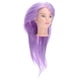 thumbnail image 1 of Cabeza de maniquí Baoblaze de fibra sintética 23 pulgadas Violeta cro Cabeza de peinado, 1 of 8