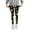 Black, variant on Toddler Girls Leggings Halloween Ghost Print Stretchy Tights Pants 3-8 Years Kids Soft Comfortable Ankle Length Printed Leggings Black