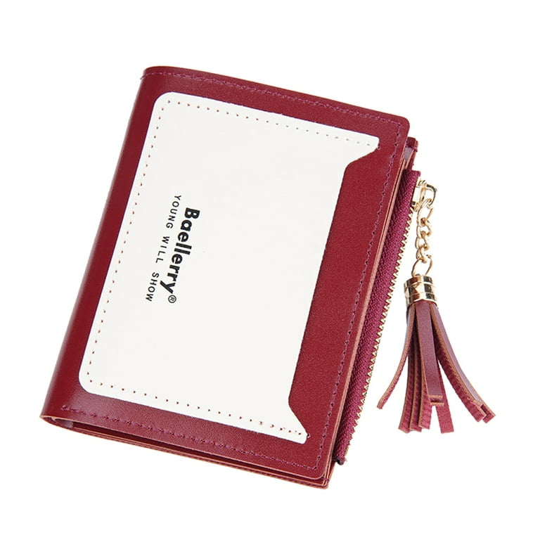 yolai card holder wallet small fashion multi card buckle party wallets  zipper wallet