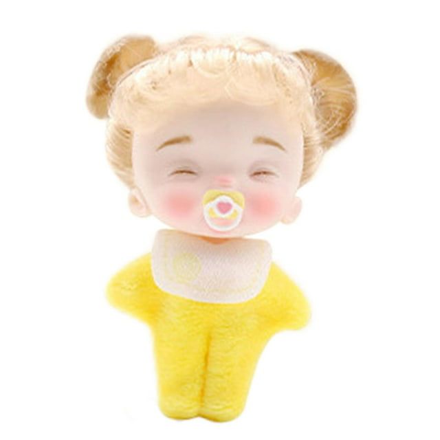 Juguetes Muñeca Cabello Maquillaje con ropa para niños Niños Niña Juguete cumpleaños , Amarillo