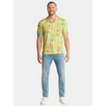 thumbnail image 2 of SpongeBob SquarePants Men's and Big Men's Graphic Button Up Shirt, Sizes S-3XL, 2 of 5