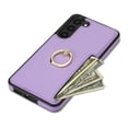 thumbnail image 7 of TECH CIRCLE For Samsung Galaxy S23 Case,PU Leather Slim Money Slots Case 360°Rotatable Ring Kickstand Shockproof Protective Women Men Case for Samsung Galaxy S23 6.1" 2023,Purple, 7 of 7