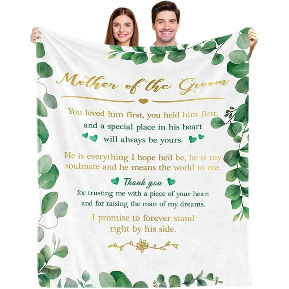 XZYG Wedding Gifts Bridal Shower Gifts for Bride and Groom Engagement Gifts for Couple Valentine‘s Day Present for Husband and Wife Newlywed Marriage Prayer Blanket Gifts(50*60inch)