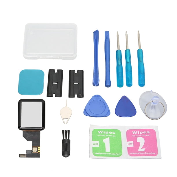 Reemplazo de pantalla para la serie I Watch, reloj con lente de vidrio frontal, digitalizador de pantalla táctil, kit de reparación de pantalla de reloj inteligente, confiabilidad excepcional