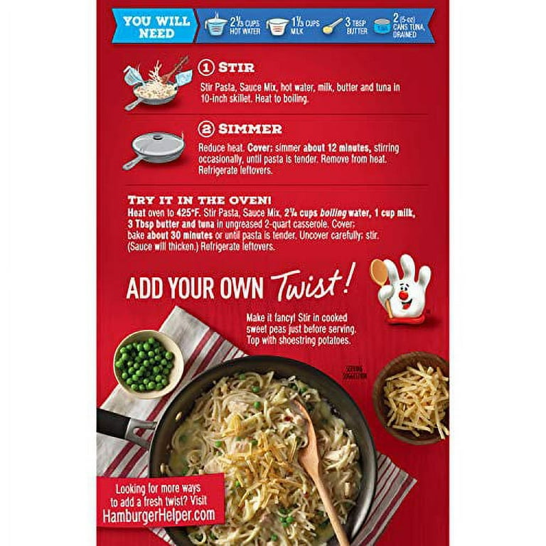 Betty Crocker Tuna Helper, Tetrazzini, 7.3 oz box (Pack of 1)