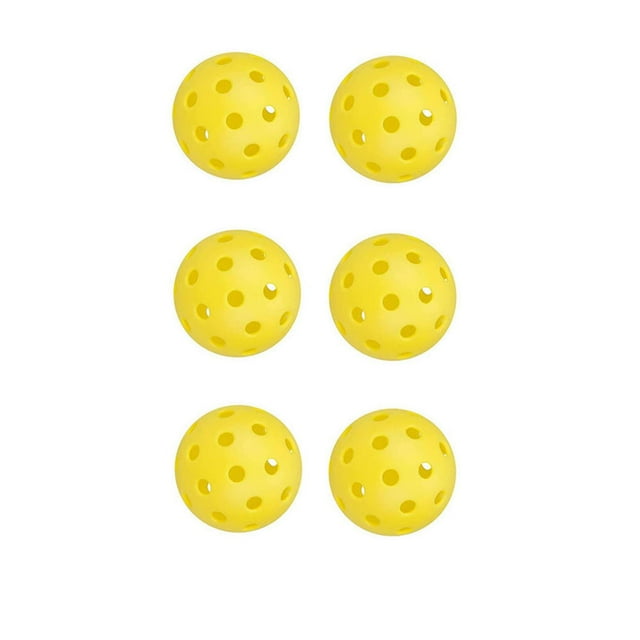 Xihbxyly Pelotas de Pickleball, Diseño Duradero de 40 Agujeros, Construcción Sin Costuras para Jugadores Profesionales, Colores Vibrantes para Divertirse, Práctica Deportiva Al Aire Libre, Perfectas