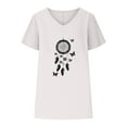 thumbnail image 4 of Summer Tops for Women Over 50 2025 Womens Funny T Shirts Fitted Slim Fit Graphic Tees Clearance Deals, 4 of 4