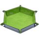 thumbnail image 1 of Bandeja para dados, bandeja para dados hexagonal plegable, soporte para dados de cuero y terciopelo para juegos de mesa de juego de dados Dnd Aespa kaili Sencillez, 1 of 5