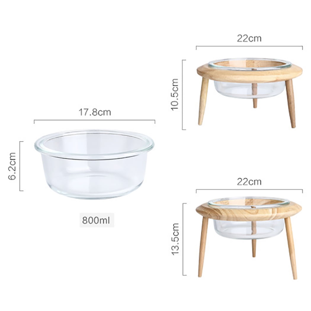 Glass dog food bowls online
