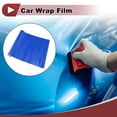 thumbnail image 2 of Unique Bargains Deep Blue Protective Car Wrap Film 1ft x 59.84inch Exterior Interior Vinyl Wrap Cover 5.5mil 1 Pc Universal, 2 of 7