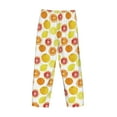 thumbnail image 5 of Goofa Lemon Orange Printed Soft Pajama Pants for Men, Wide Leg Comfy Casual Lounge Yoga Pants-Large, 5 of 9