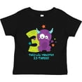 thumbnail image 3 of Inktastic Monster 3rd Birthday Boys or Girls Toddler T-Shirt, 3 of 5