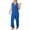 1_Blue, variant on Alltoright Women's Casual V-Neck Cross Strap Jumpsuit, Alltoright Jumpsuit, Summer Jumpsuits for Women 2025,Size XS