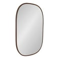 thumbnail image 1 of Kate and Laurel Caskill Mid-Century Modern Decorative Wall Mirror, 24" x 35.5", Bronze, Rounded Edge Rectangular Frame, 1 of 7