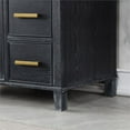 thumbnail image 6 of Weiser 36" Single Bathroom Vanity in Black Oak with Aosta White Composite Stone Countertop with Mirror, 6 of 8