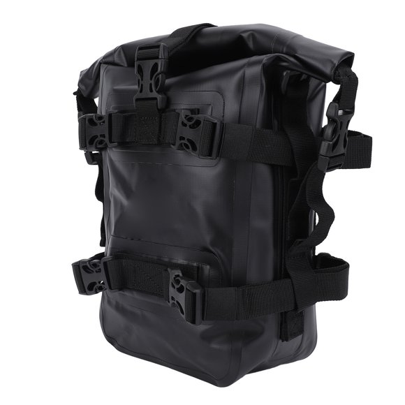 Bike Side Bag, Motorcycle Side Crash Bar Bag Water Resistant Riding Bag Large Capacity Motorcycle Travel Bag Anti Slip PVC Side Frame Crash Bar Saddle Bag for Dirt Bike Street Bike