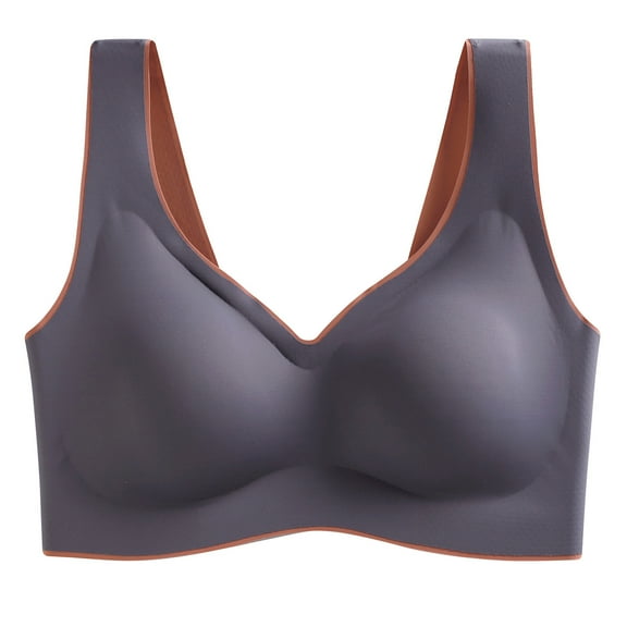 PUMISAS Wirefree Bras For Women Push-Up No Underwire Splice Color Top With Pads Everyday Comfortable Outdoor Bras