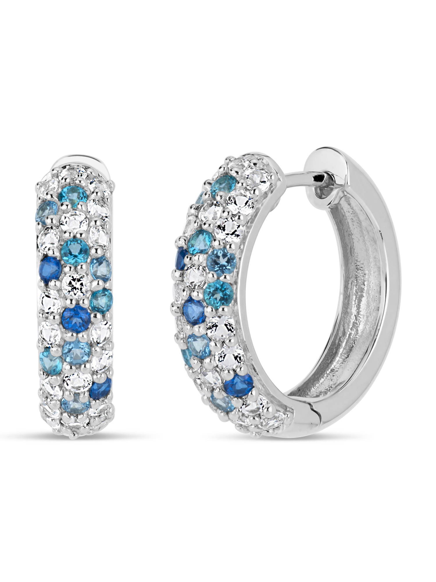 Paraiba Blue Topaz Kashmir Blue Topaz Ice Blue Topaz And Round White