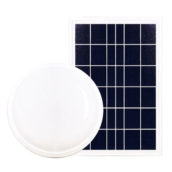 LED Round Solar Ceiling Light Durable Light Clear Good Light Transmission for Kids Bedroom Study Room Round 50W