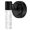 Matte Black, variant on Westinghouse Lighting Westinghouse Cava One-Light LED Indoor Wall Fixture, Chrome Finish and Bubble Glass - 1-Light