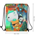 thumbnail image 3 of The Octonauts Drawstring Backpacks Gym Athlete Bag Draw String Bags for Sports, Travel, Swimming, Beach, 3 of 8