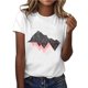 thumbnail image 1 of Blusa informal de manga corta con cuello redondo y estampado de verano a la moda para mujer Pompotops hkajfhjk468286, 1 of 6