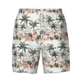 thumbnail image 5 of Rocae Flamingo Palm Trees for Men's Swim Trunks Quick Dry With Two Side Pockets and One Lined Patch PocketXX-Large, 5 of 9