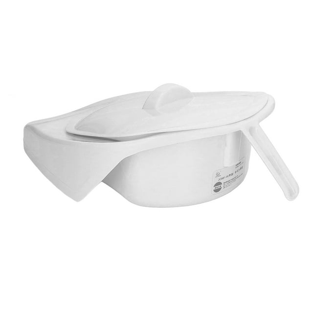 PP Bedpan, Portable Patient Bedpan Mellow For Home Bedroom For Pregnant Woman White