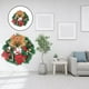 thumbnail image 1 of 18 pulgadas de Navidad artificial Hello Wreath Elegante adorno de pared Decoraciones Hogar Adornos de Halloween de puerta delantera Estilo 2 BLESIY coronas de puertas para el hogar, 1 of 8