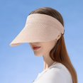 thumbnail image 4 of Viseras de paja para mujer, Viseras de sol para mujer Viseras para mujer, Sombreros de paja para mujer, Sombreros de playa hechos a mano para mujer, 4 of 5