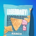 thumbnail image 3 of Legendary Foods High Protein Chips - 7x Keto Friendly and Gluten Free Crispy Tortilla Shaped Chips - Taco Snacks, 20gr of Protein, Low Carb and Low Sugar Protein Snack Ranch Flavor 7 x 1.2oz, 3 of 5