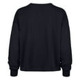 thumbnail image 3 of Women's '47 Navy Dallas Cowboys Muse Sydney Long Sleeve Cropped T-Shirt, 3 of 3