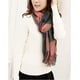thumbnail image 4 of Bufanda grande de celosía cálida para primavera/invierno con rejilla grande y Mantón largo a la moda para mujer, 4 of 7